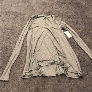 Long Sleeved Heather Gray Free People Shirt